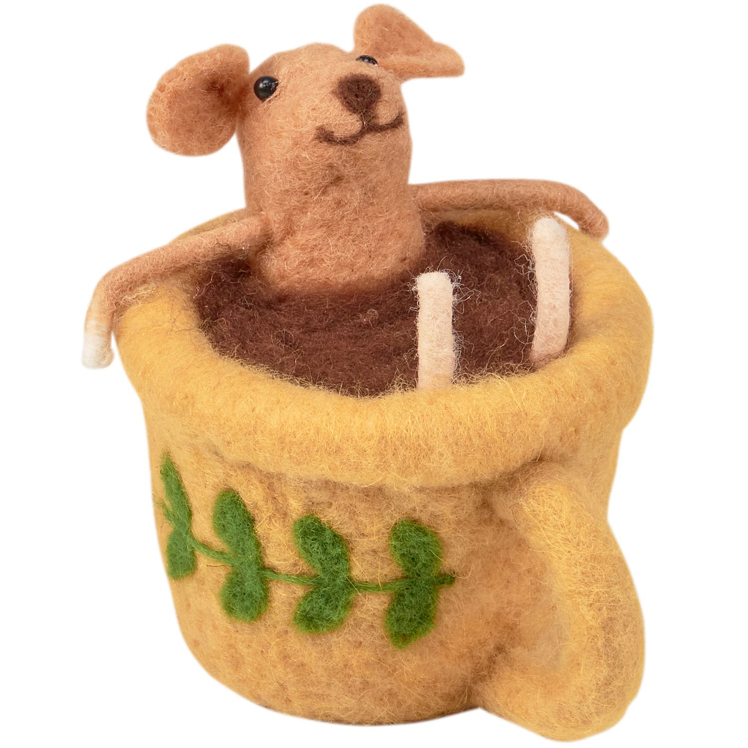 Felt Ornament - Mouse Teacup