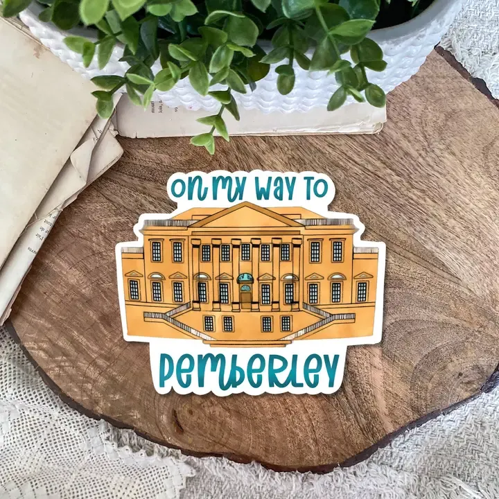 TaleMeCo - On my way to Pemberley Sticker