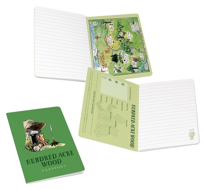 Passport Notebooks - Hundred Acre Wood