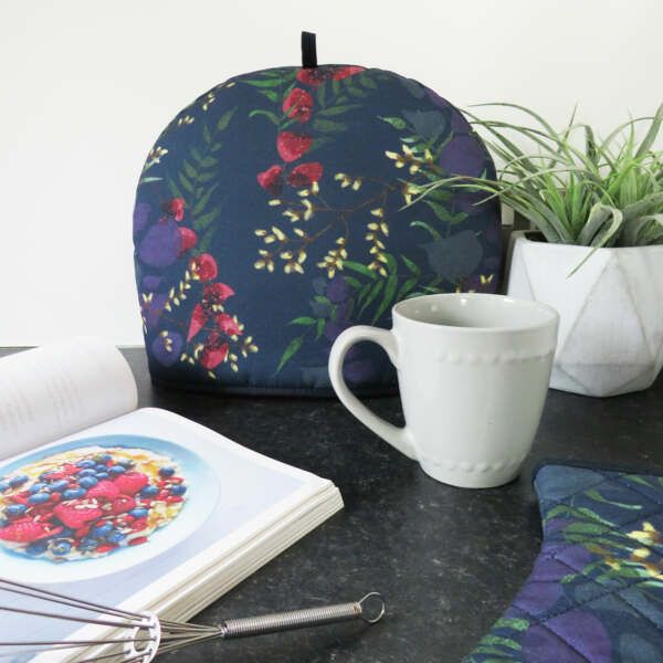 Tea Cosy  Wild Floral Navy