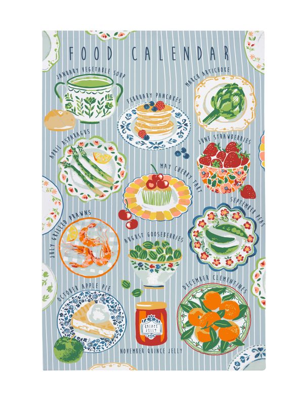 Food CalendarTea Towel UW