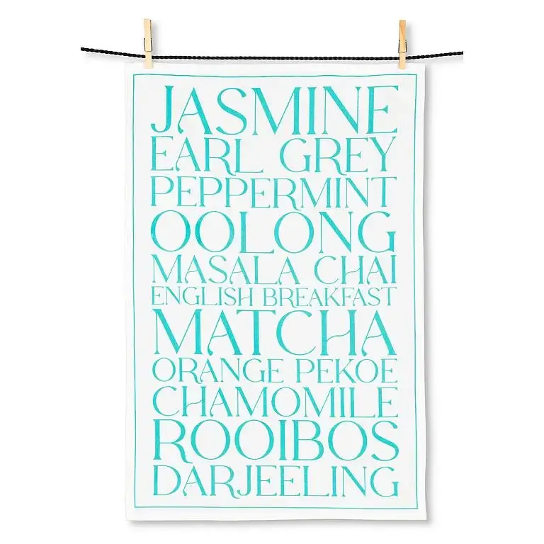 Tea Names Tea Towel Abb