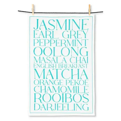 Tea Names Tea Towel Abb
