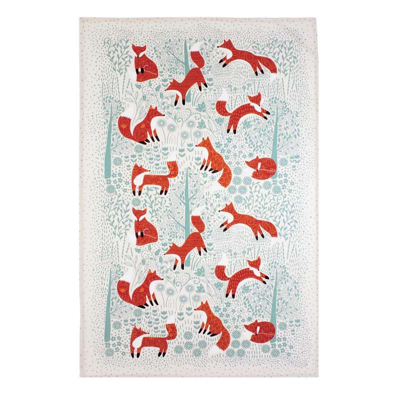 Foraging Fox Tea Towel UW