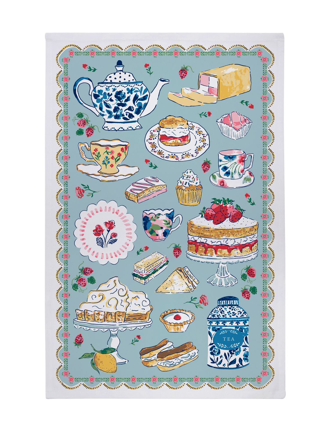 Afternoon Tea Tea Towel