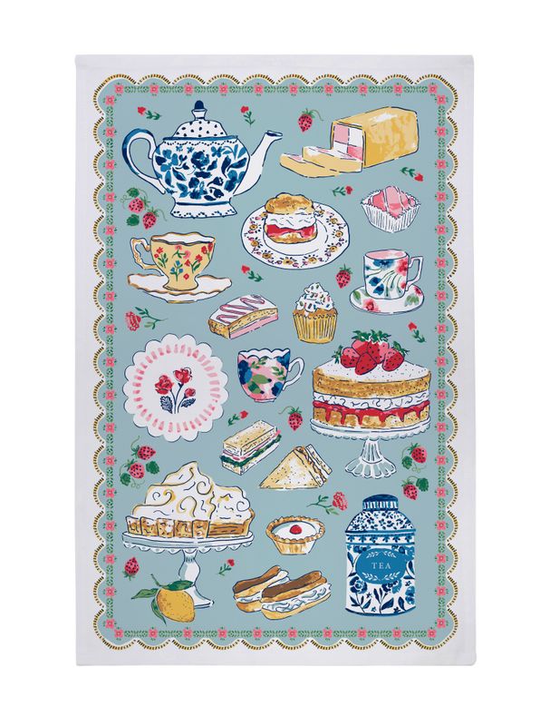 Afternoon Tea Tea Towel