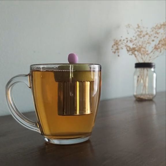 Purple Tulip Floating Tea Infuser