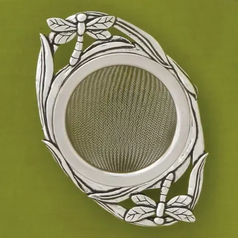 Pewter Tea Strainer - Dragonfly