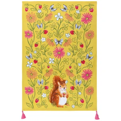 Mr Squirrel Tea Towel Danica