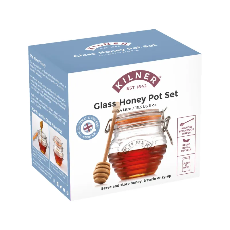 Kilner Glass Honey Pot