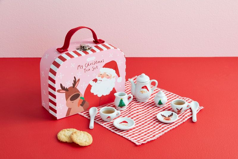 Child&#39;s Christmas Tea Set