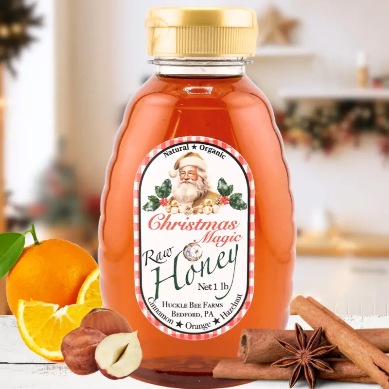 Huckle Bee Christmas Magic Honey -1/2 lb
