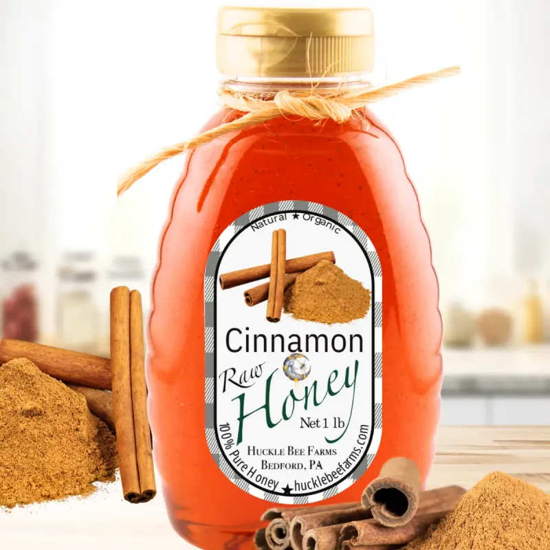 Huckle Bee Cinnamon Honey 1/2 lb