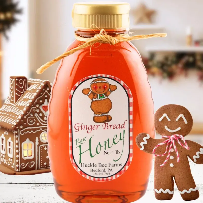 Huckle Bee Gingerbread Honey 1/2 lb