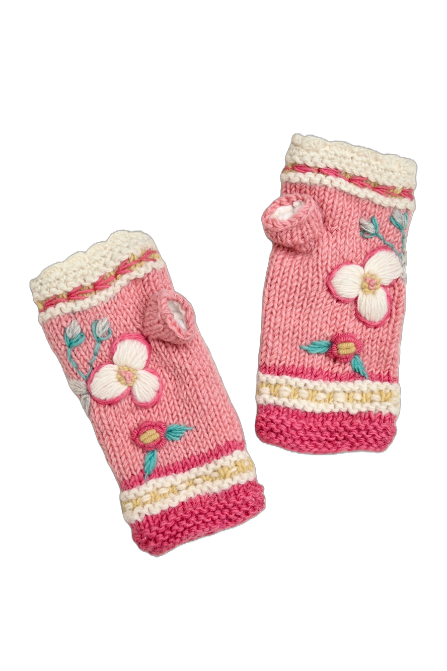 Blush Knit Handwarmers