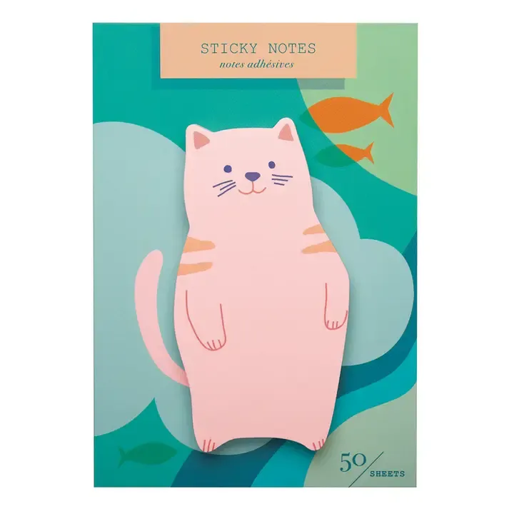 Gone Fishing Die Cut Sticky Notes GOAW