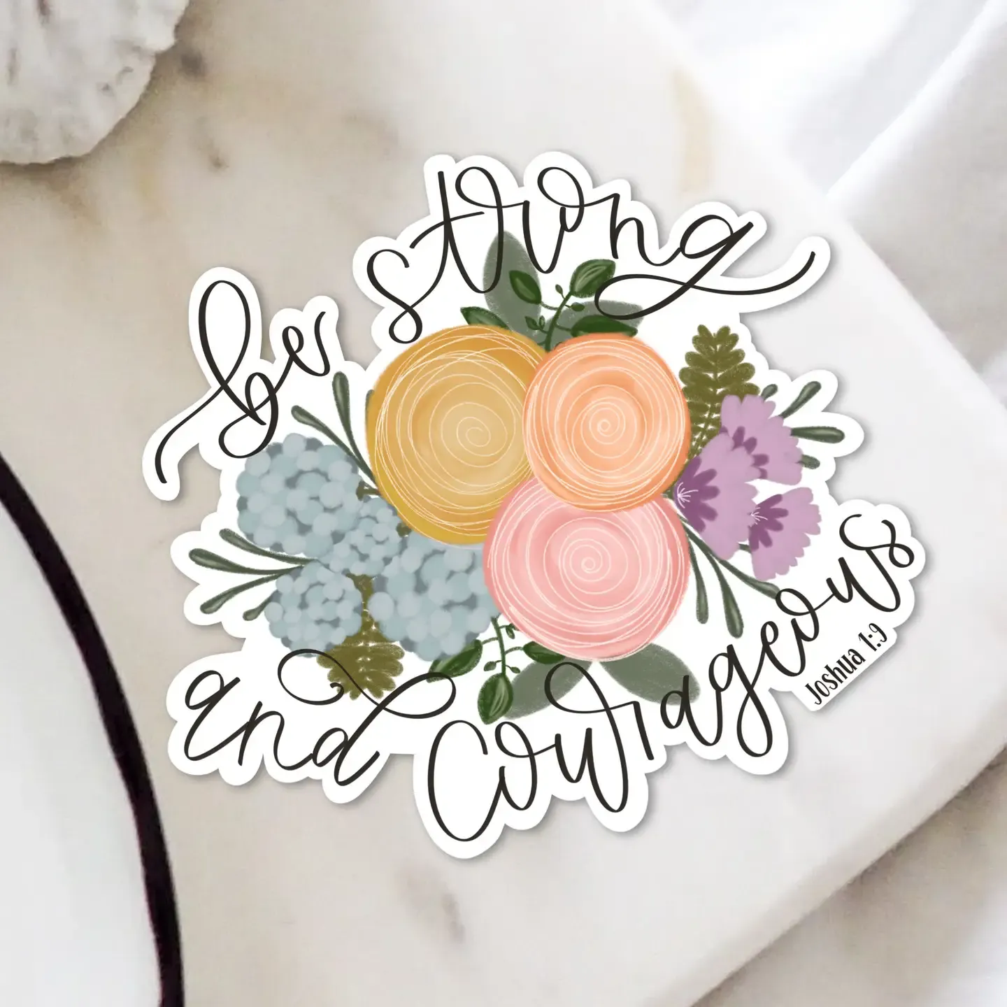 TaleMeCo Josh 1:9 (Be Strong) Sticker