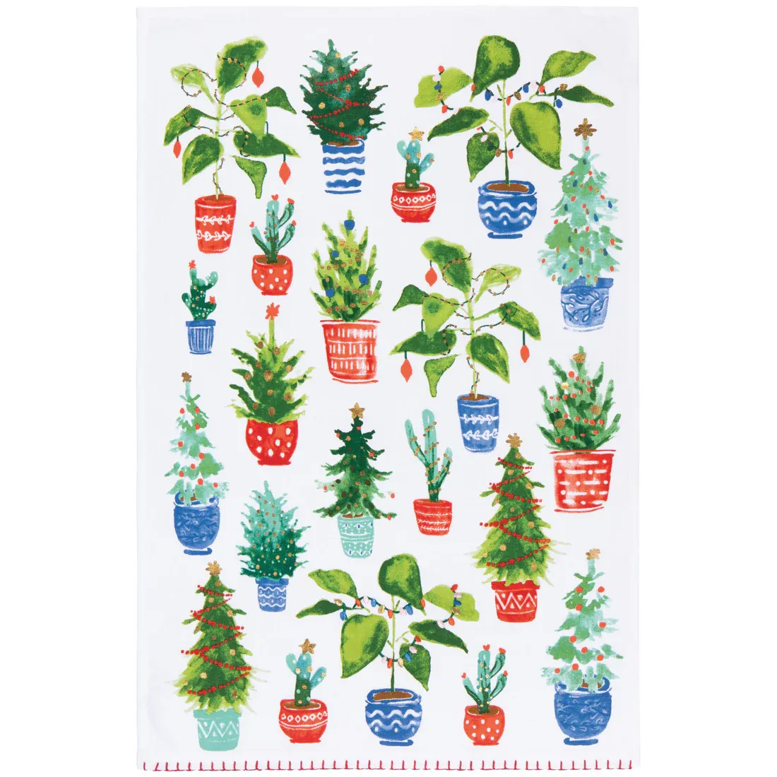 Jingle Plants Tea Towel