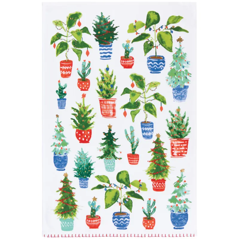 Jingle Plants Tea Towel