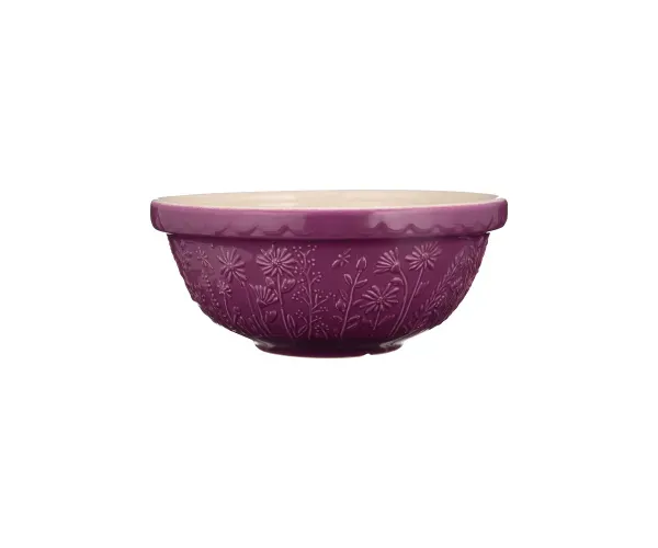 Mason Cash Meadow Mixing Bowl, 10" - Magenta