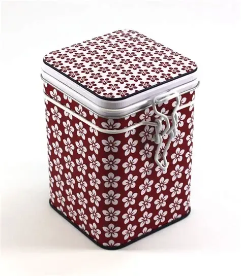 Scandia Tea Tin - Red