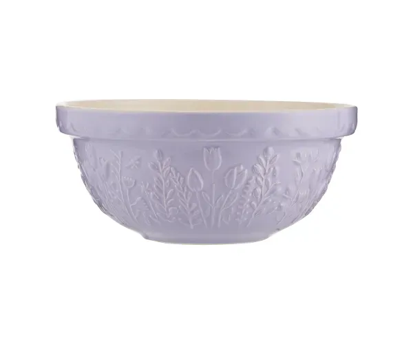 Mason Cash Meadow Mixing Bowl, 9.75" - Lilac