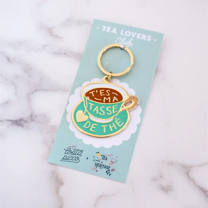 French Tea Lovers Club Keychain
