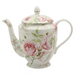 Pink Rose Teapot