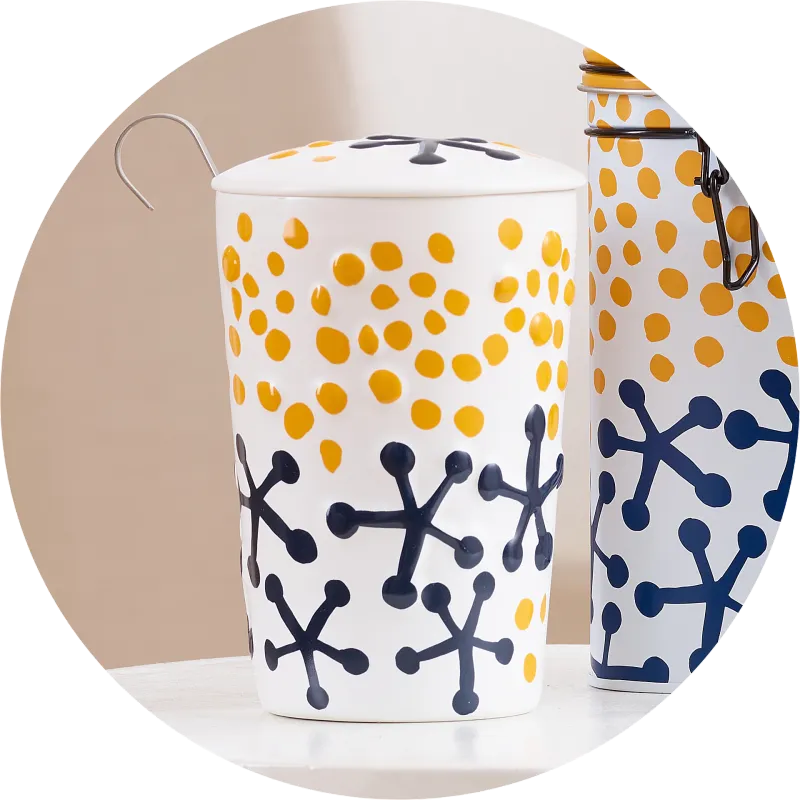 Teaeve Infuser Mug - Potato Print