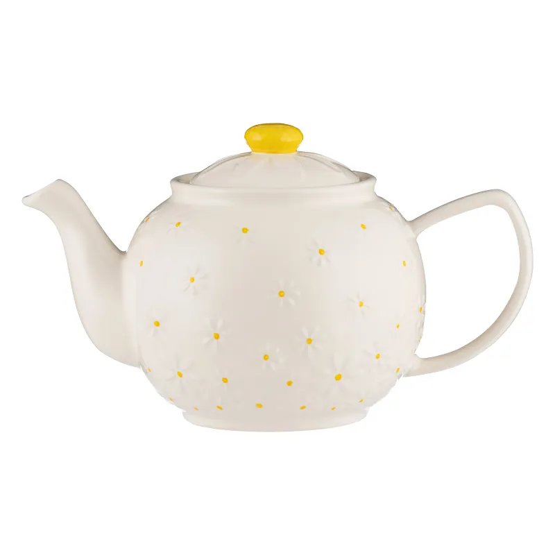 P&amp;K 6 Cup Daisy Teapot