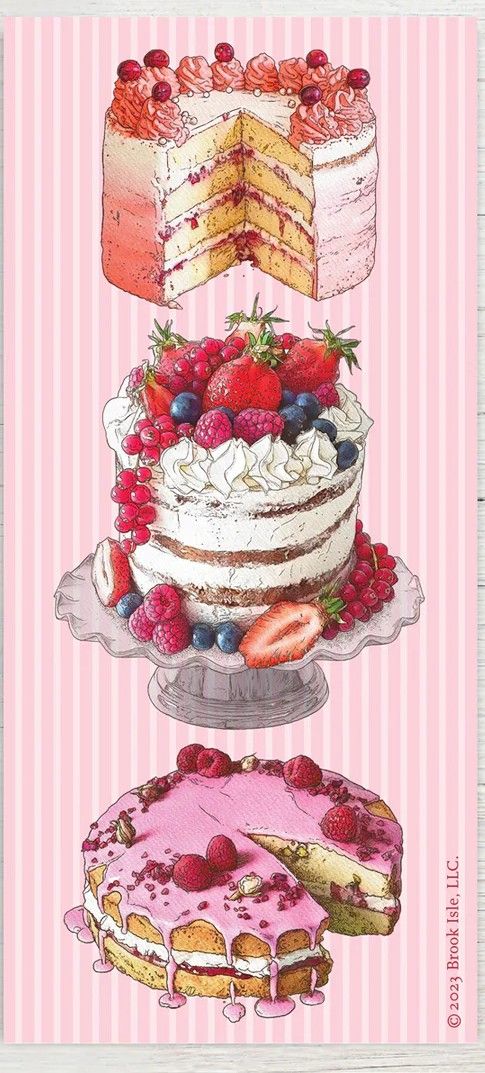 Cakes Bookmark  Brook Isle