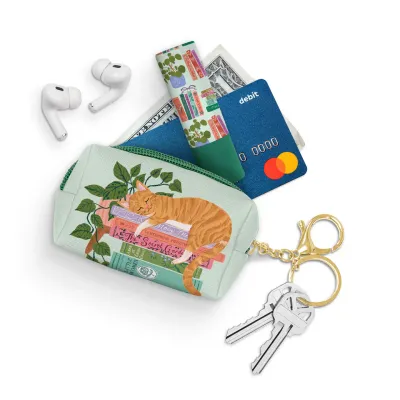 Cozy Reads Key Chain Pouch