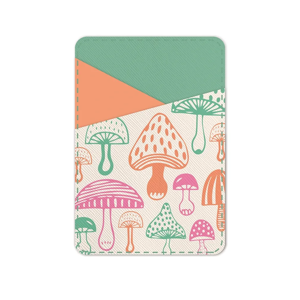 Cell Phone Wallet Wild Realm Mushrooms