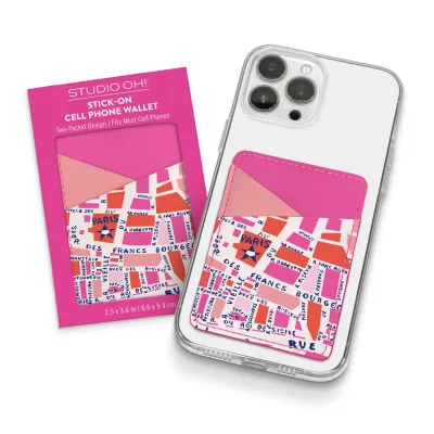 Cell Phone Wallet Rues de Paris