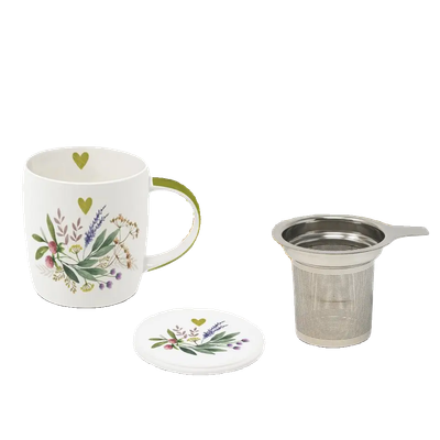 Provence Infuser Mug w/lid