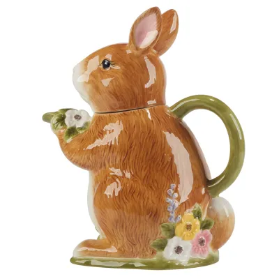 Brown Bunny Teapot