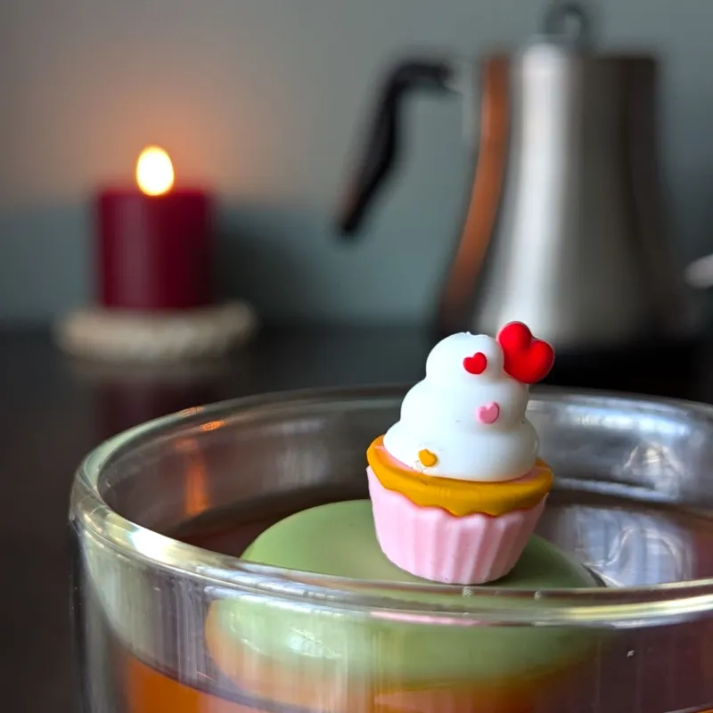 Pink Cupcake Floating Infuser