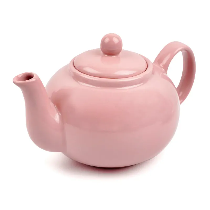 Stoneware Teapot 16 oz - Pink
