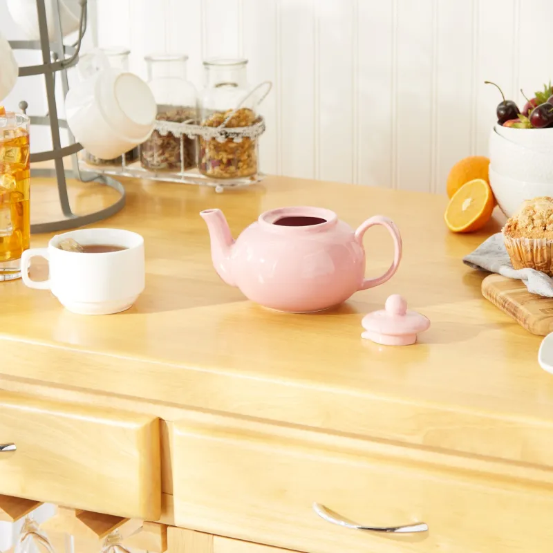 Stoneware Teapot 16 oz - Pink