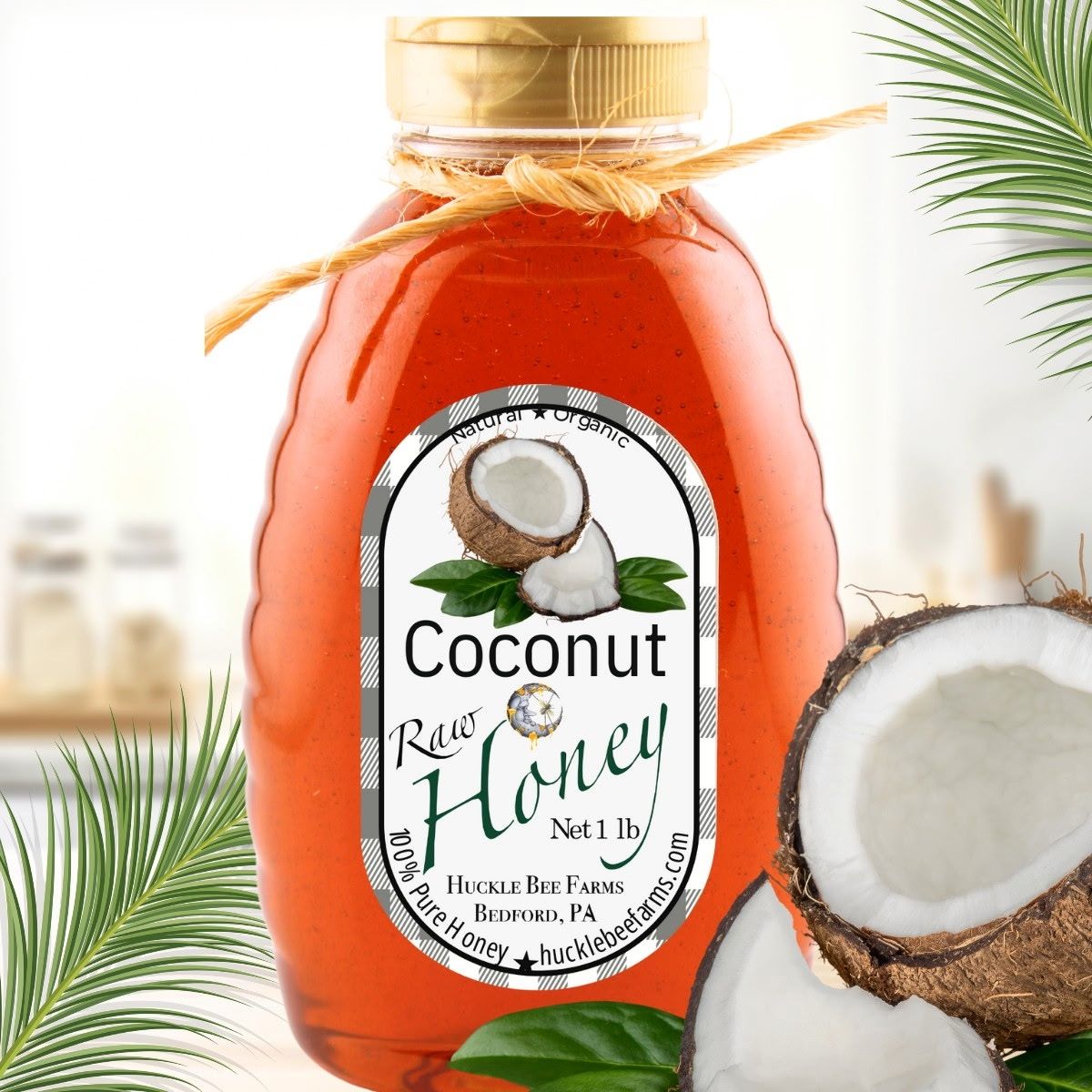 Huckle Bee Coconut Honey - 1/2 lb