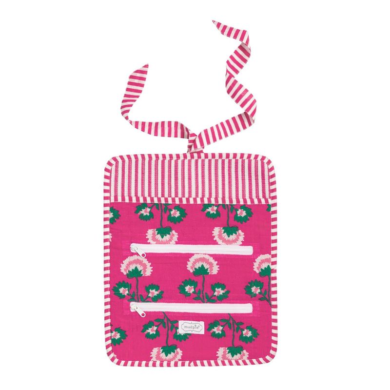 Pink Block Jewelry Roll - MP