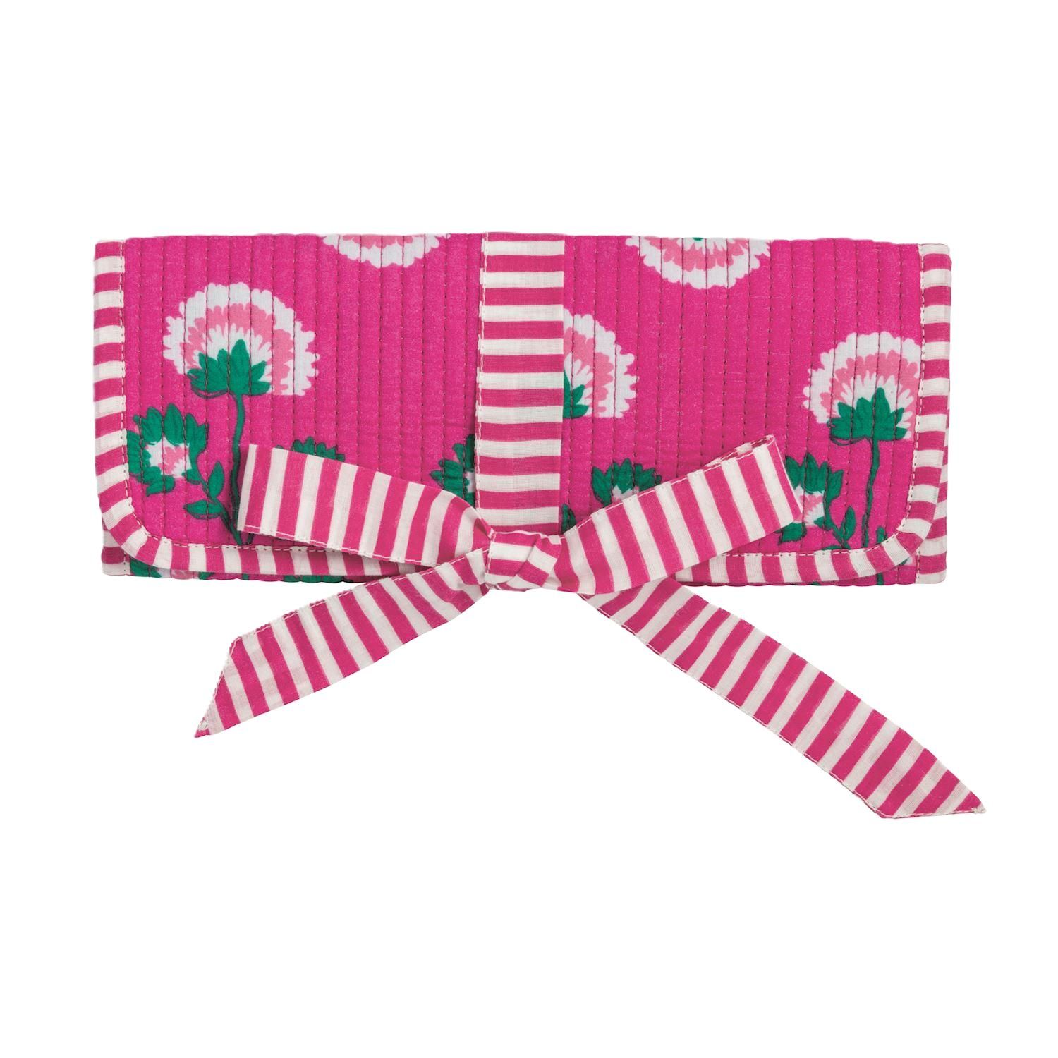 Pink Block Jewelry Roll - MP