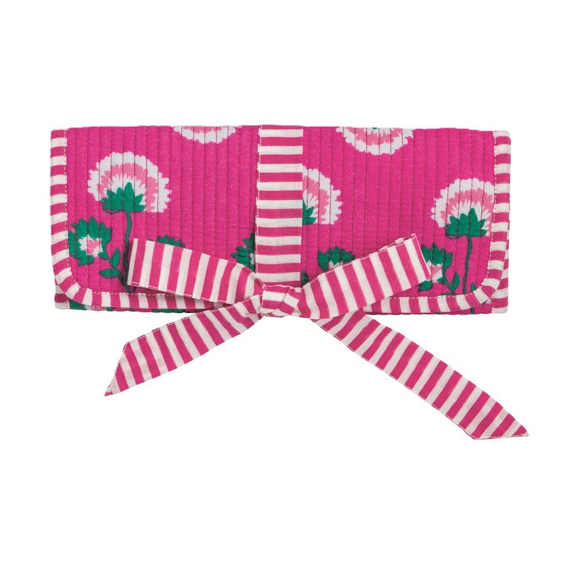 Pink Block Jewelry Roll - MP