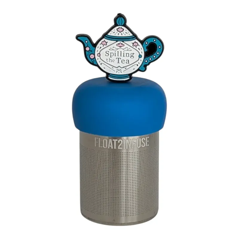 Spill the Tea Floating Tea Infuser Blue Base