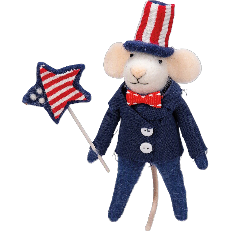 Uncle Sam Mouse Critter