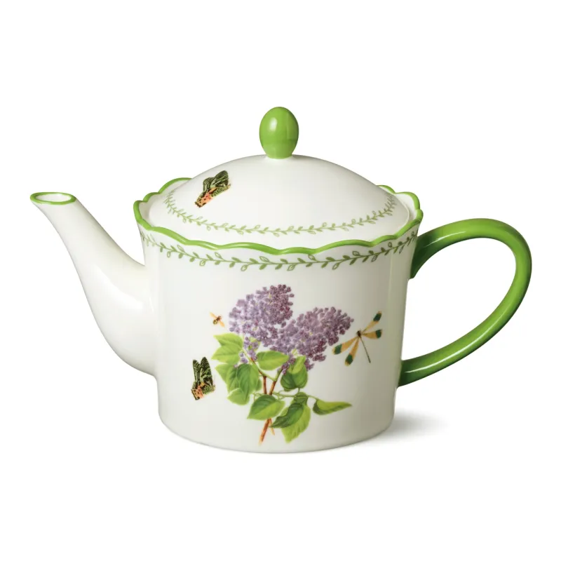 Hydrangea/Butterfly Teapot