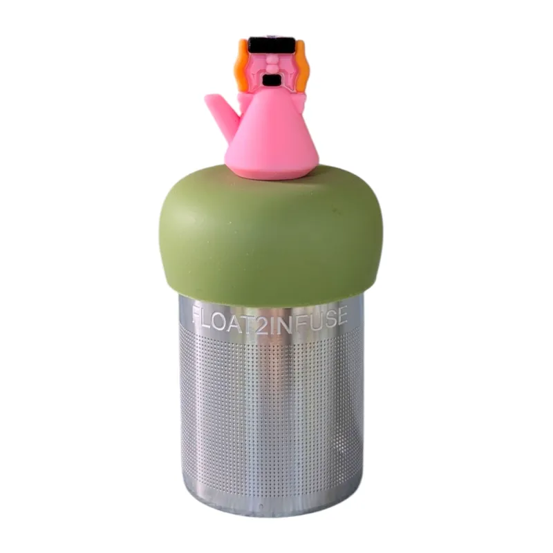 Pink Tea Kettle Floating Infuser