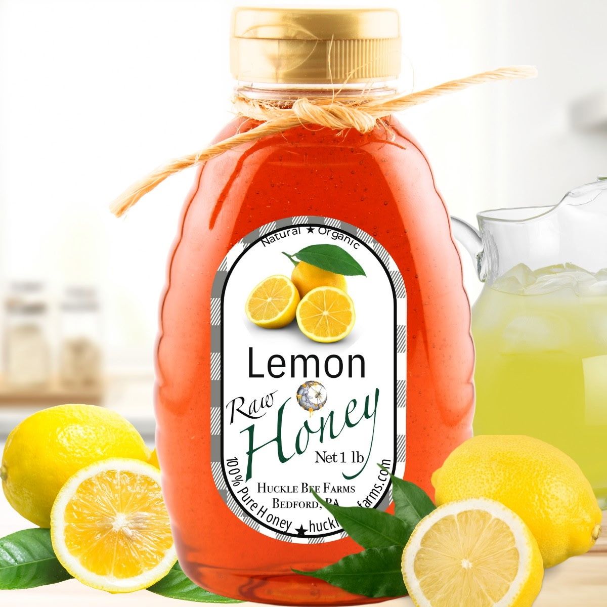 Huckle Bee Lemon Honey 1/2 lb