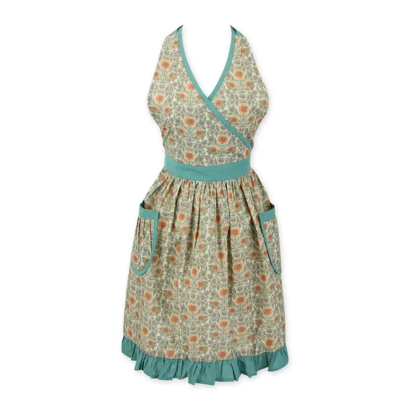 Blue Poppies Apron