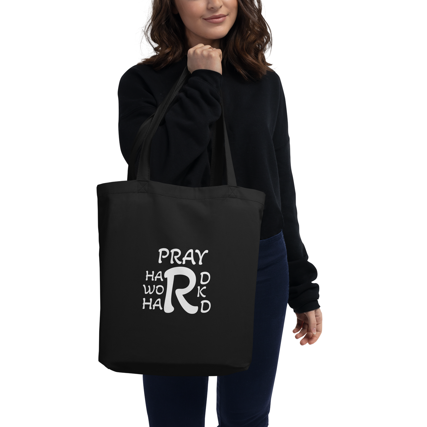 Pray Hard Eco Tote Bag